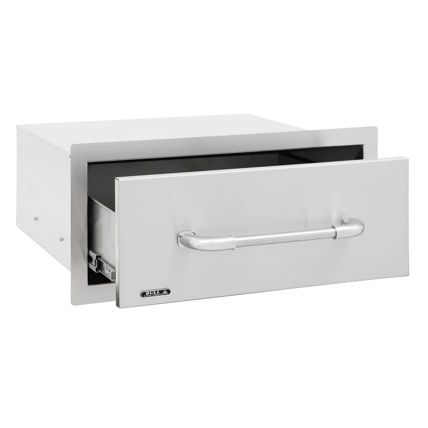 Bull Large Single Drawer, Stainless Steel