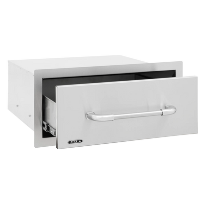 Bull Large Single Drawer, Stainless Steel