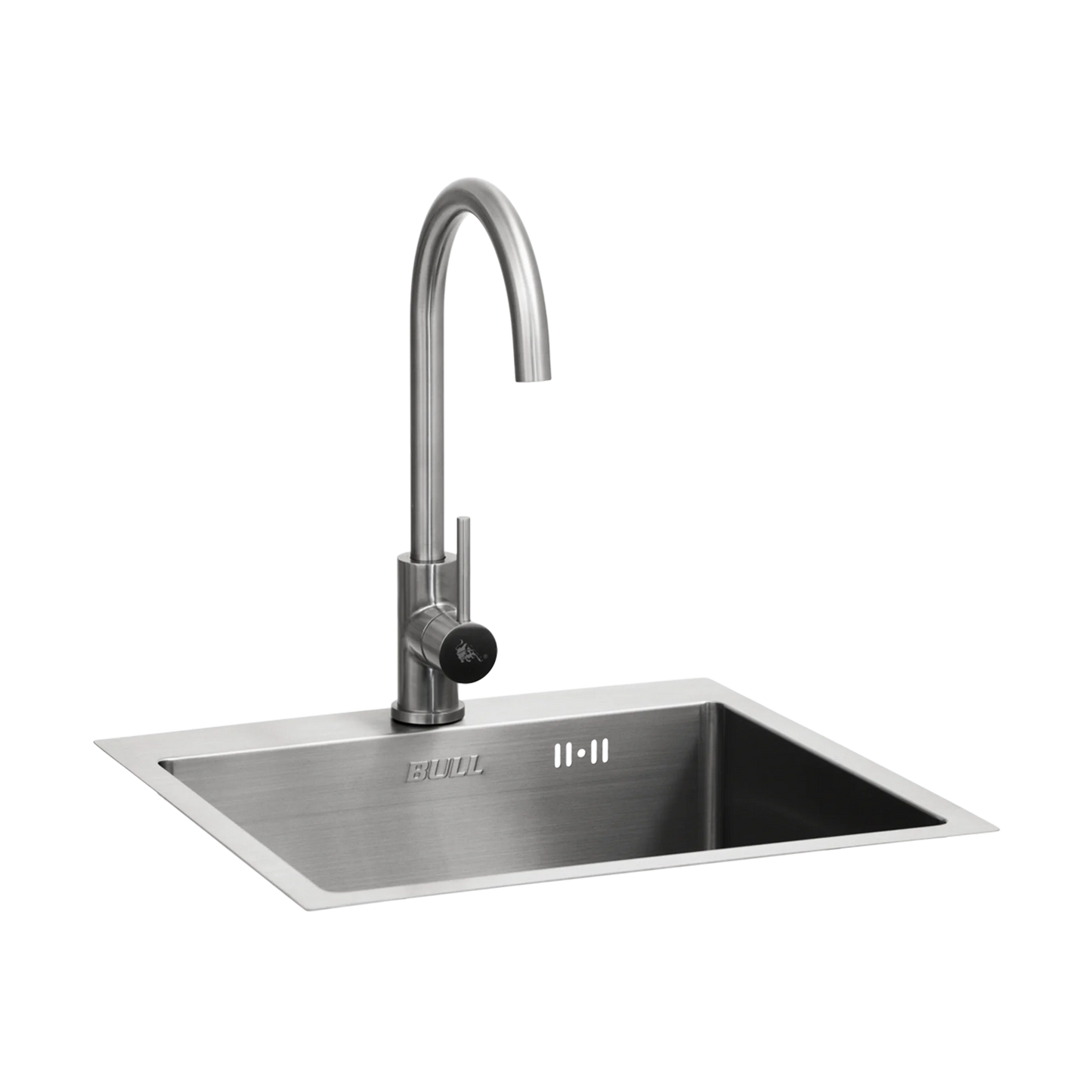 Bull Large Stainless Steel Sink and Faucet