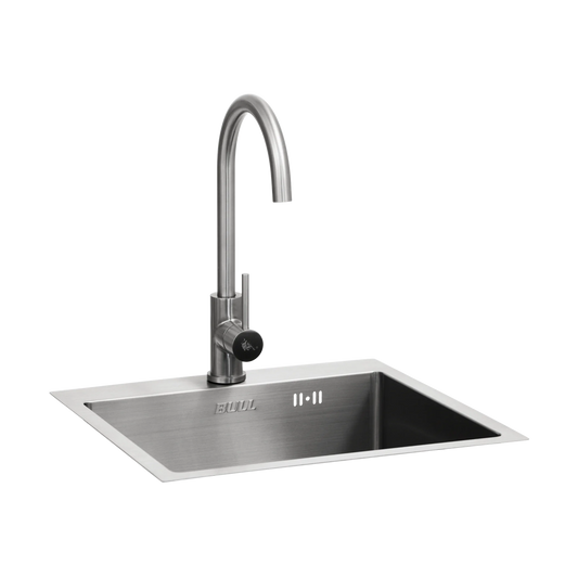 Bull Large Stainless Steel Sink and Faucet