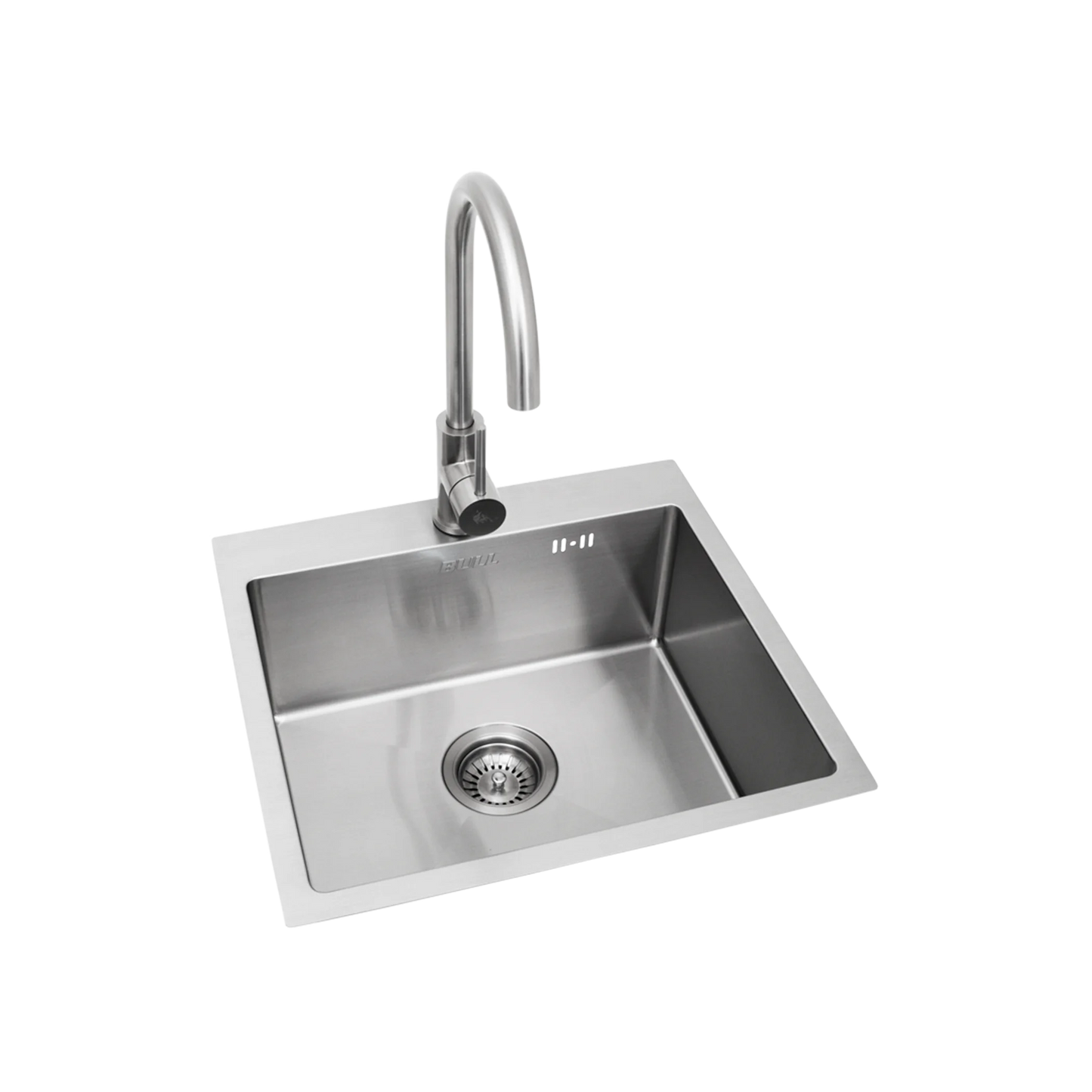 Bull Large Stainless Steel Sink and Faucet