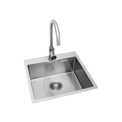 Bull Large Stainless Steel Sink and Faucet