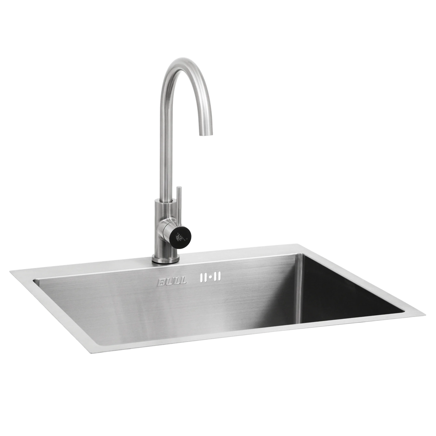 Bull Extra Large Stainless Steel Sink and Faucet