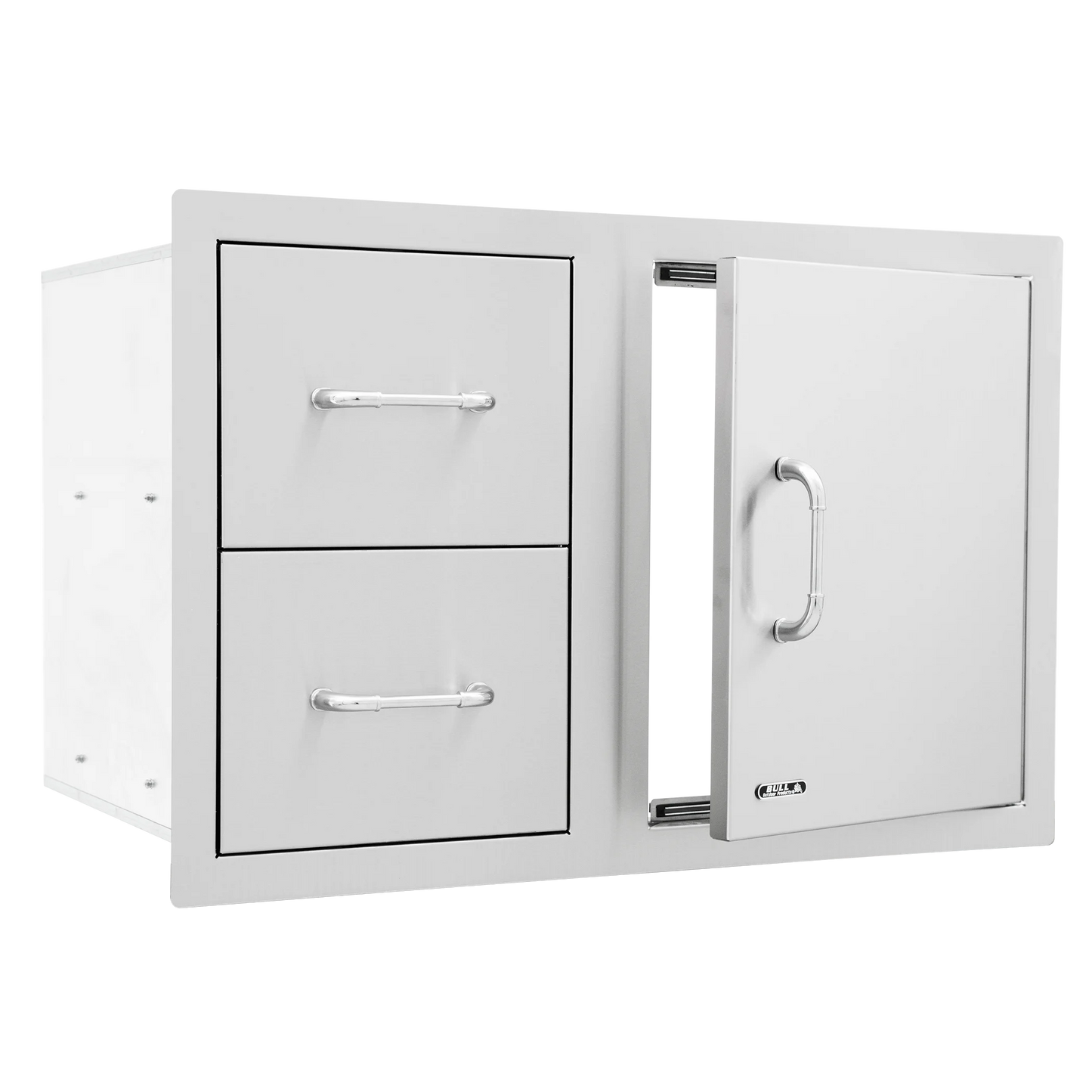 Bull Stainless Steel 80cm Door/Drawer Combo