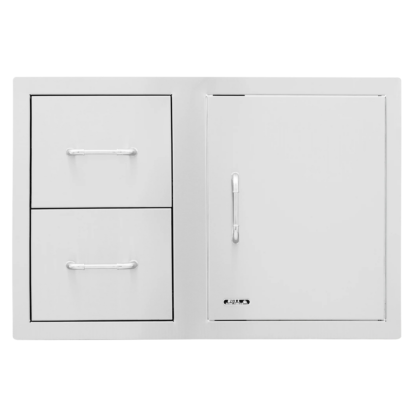 Bull Stainless Steel 80cm Door/Drawer Combo