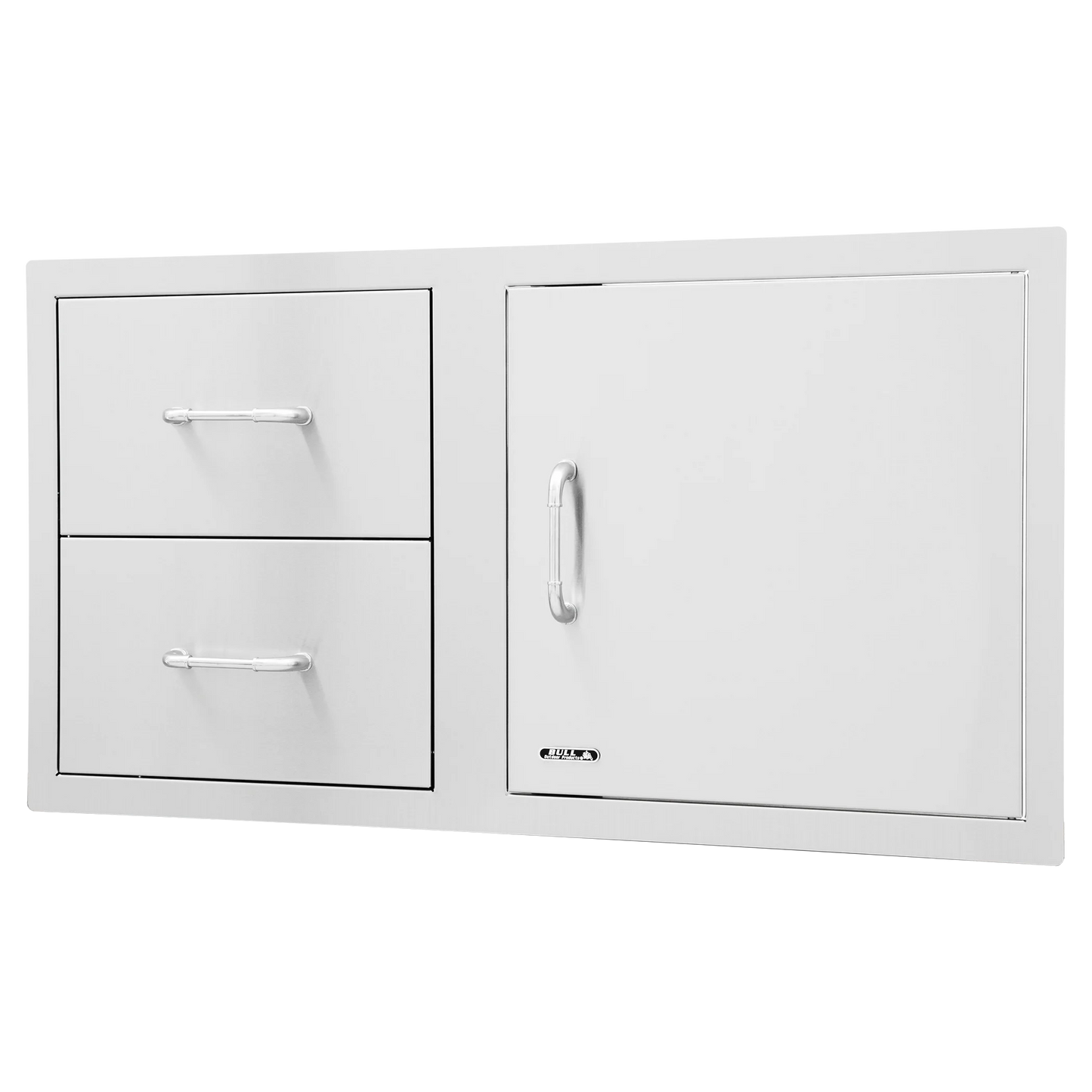 BULL STAINLESS STEEL 100CM DOOR/DRAWER COMBO