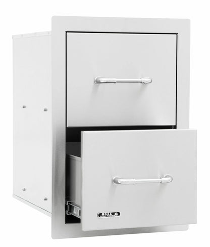 Bull Stainless Steel Double Drawer