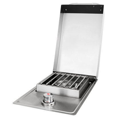 Bull Drop-In Side Burner LP, Stainless Steel 304