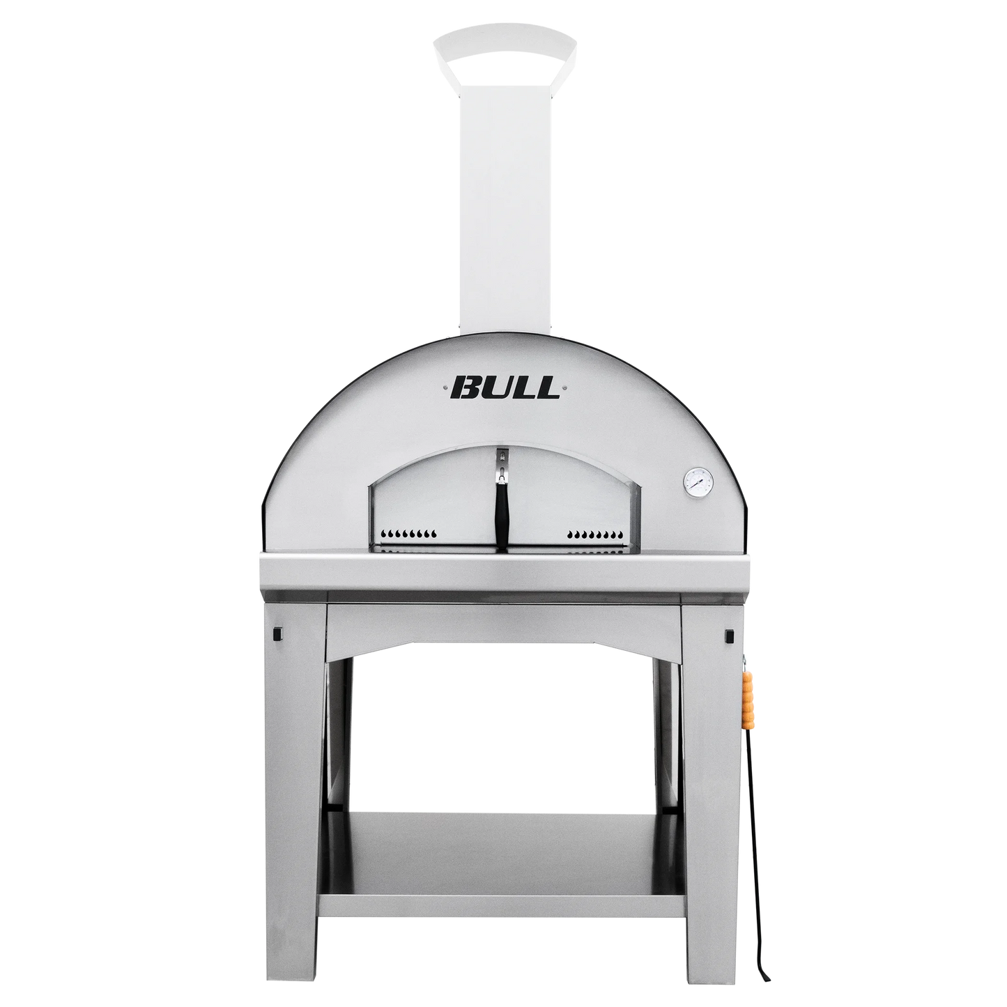 BULL Extra Large WOOD Pizza Oven 80x60cm & Cart (Complete)