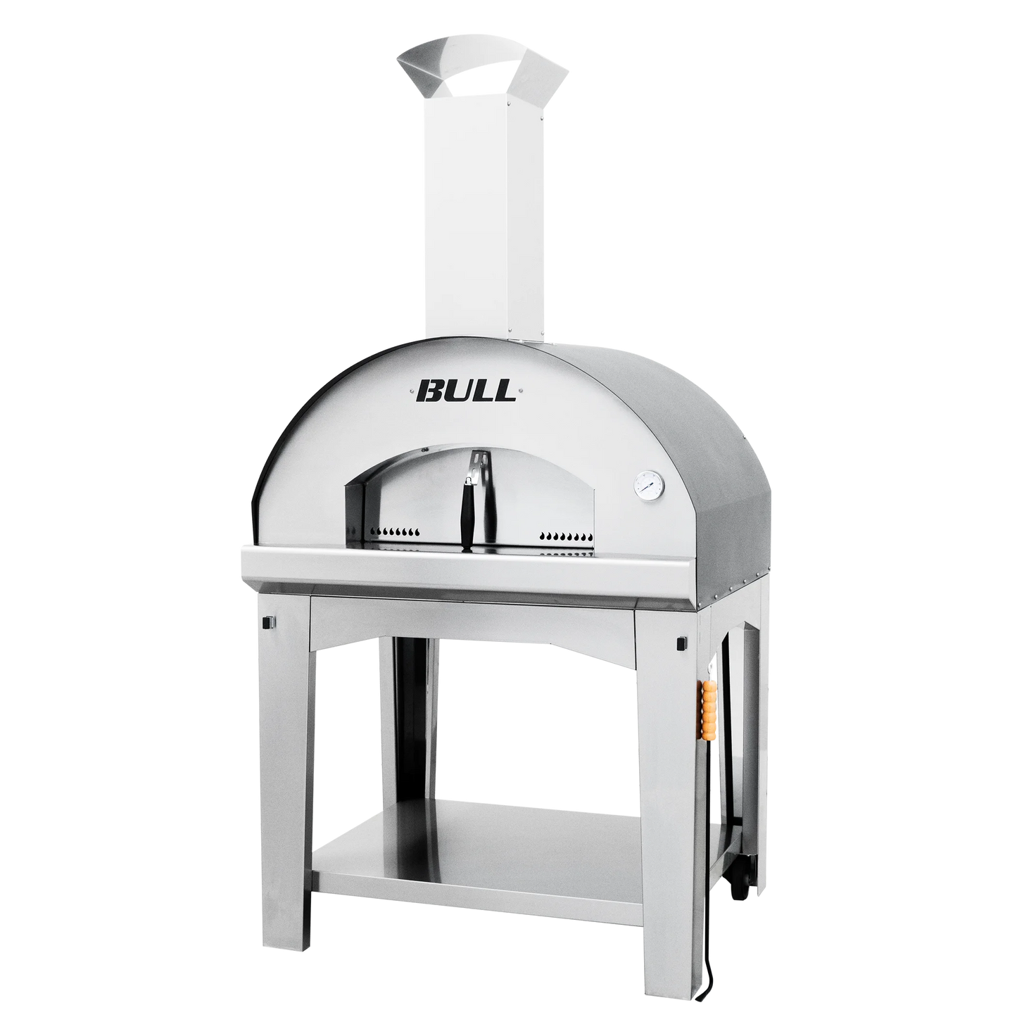 BULL Extra Large WOOD Pizza Oven 80x60cm & Cart (Complete)