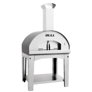 BULL Extra Large WOOD Pizza Oven 80x60cm & Cart (Complete)