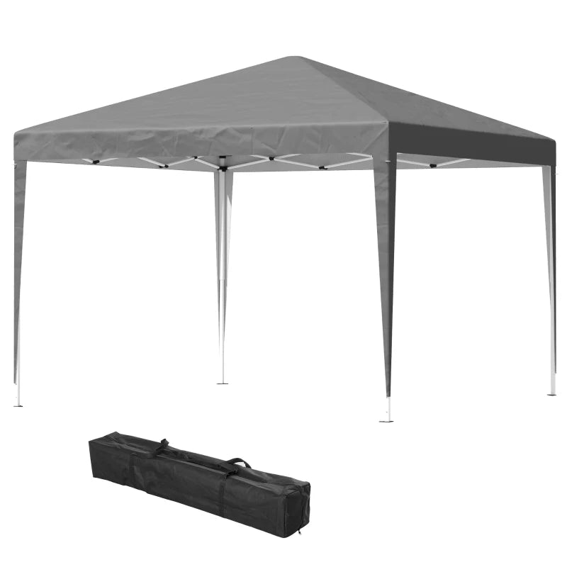 Outsunny 3 x 3M Garden Pop Up Gazebo Height Adjustable Marquee Party Tent Wedding Canopy