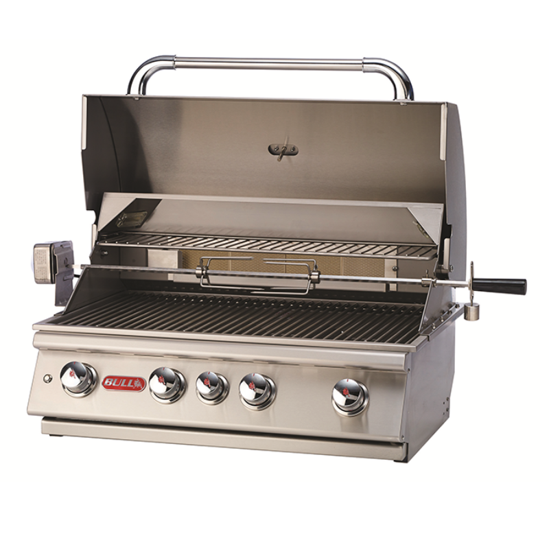 Bull Angus Built-In 4 Burner Gas Barbecue - D&ROutdoorOasis