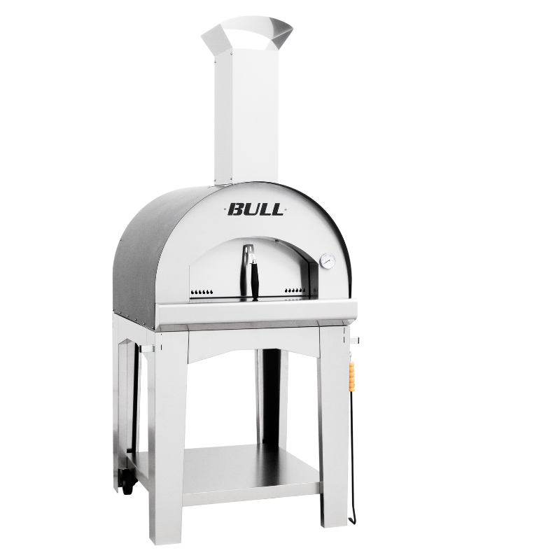 Bull Large Pizza Oven & Cart Wood Fired - D&ROutdoorOasis