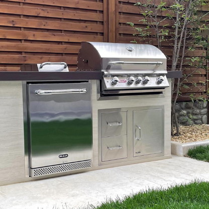 Bull Angus Built-In 4 Burner Gas Barbecue