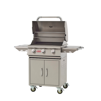 Bull Steer 3 Burner Gas Barbecue Cart - D&ROutdoorOasis