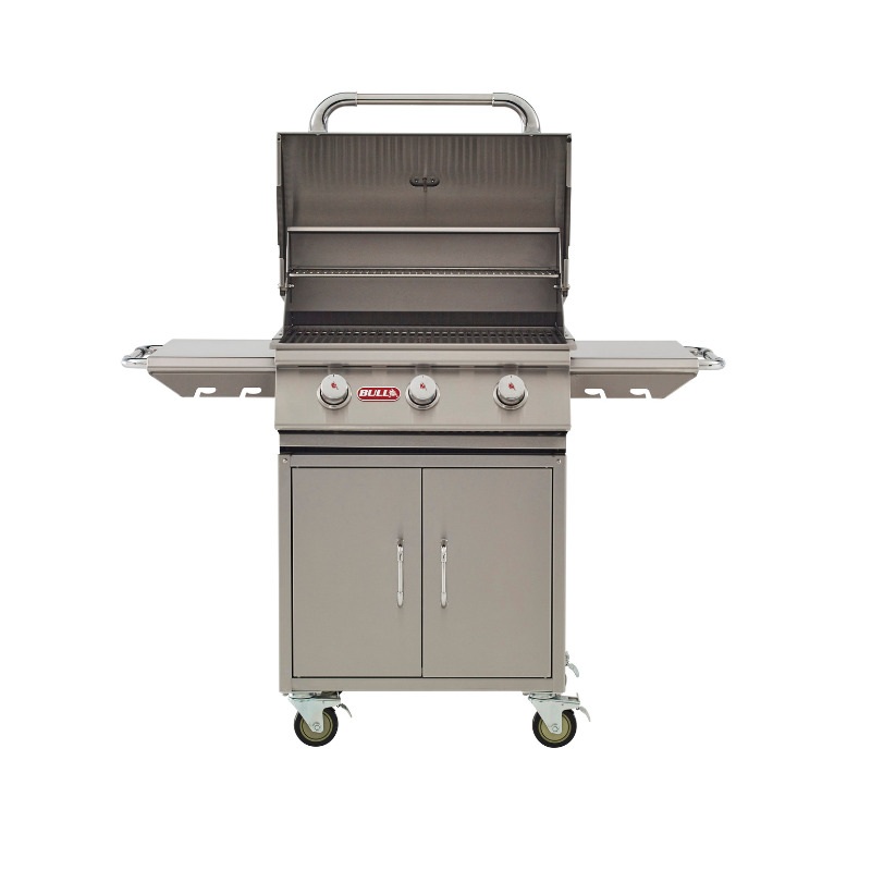 Bull Steer 3 Burner Gas Barbecue Cart - D&ROutdoorOasis