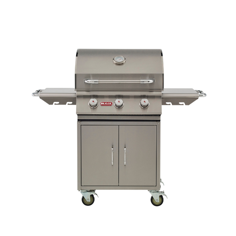 Bull Steer 3 Burner Gas Barbecue Cart - D&ROutdoorOasis