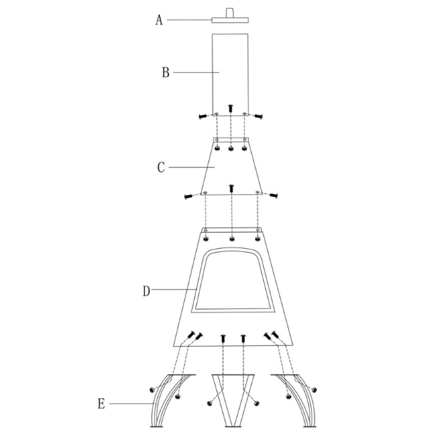 Gardeco Cono, large conical shaped steel chimenea,with copper coloured mouth rim - D&ROutdoorOasis