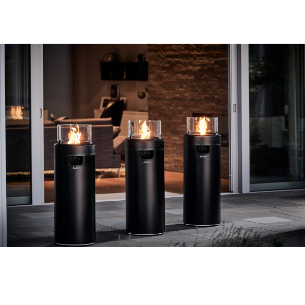 Enders Large Black Nova Led Flame - D&ROutdoorOasis