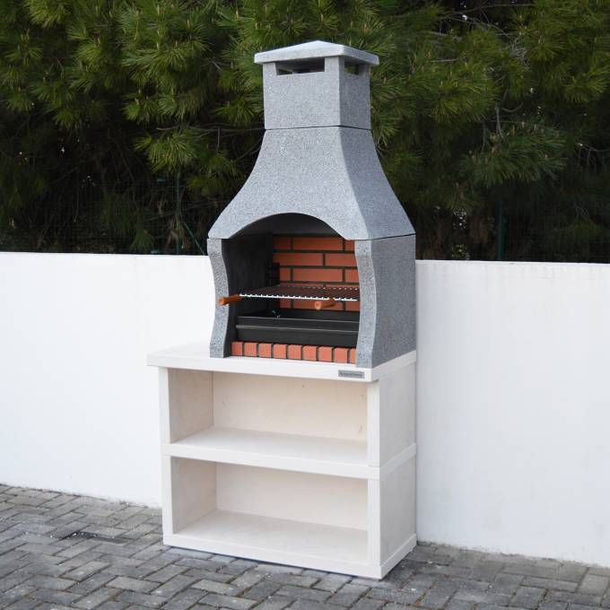 Firenze BBQ with side table