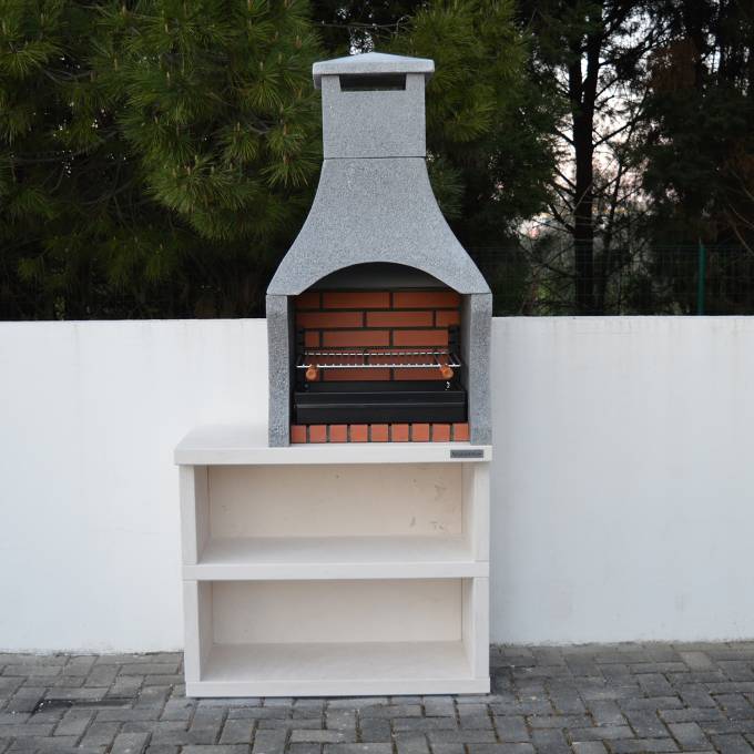 Firenze BBQ with side table