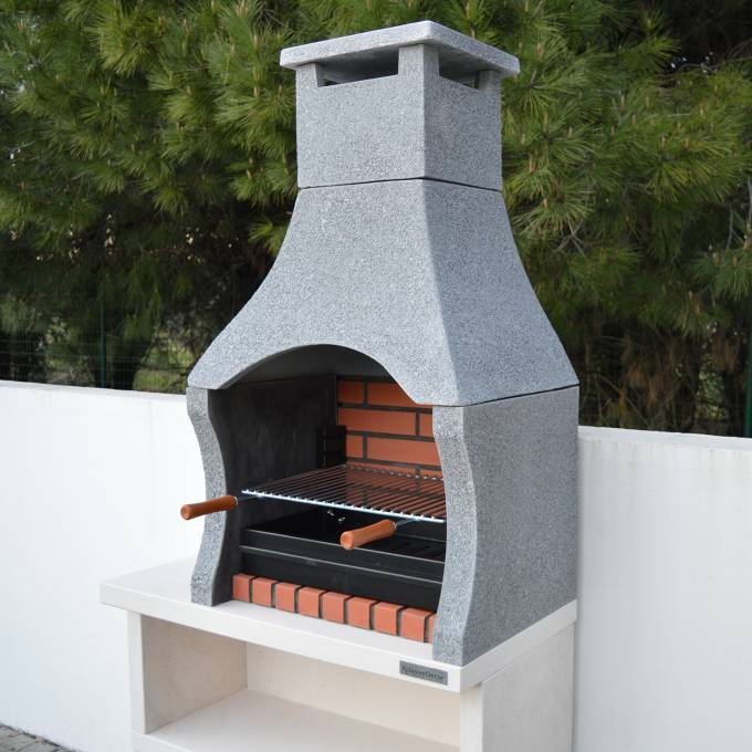 Firenze BBQ with side table