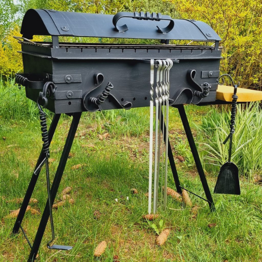 Gamkalve Barbecue Grill Piano on Legs - D&ROutdoorOasis