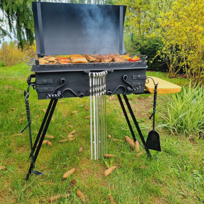 Gamkalve Barbecue Grill Piano on Legs - D&ROutdoorOasis