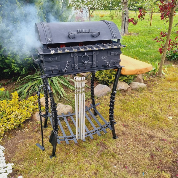 Gamkalve Barbecue Grill on Frame - D&ROutdoorOasis