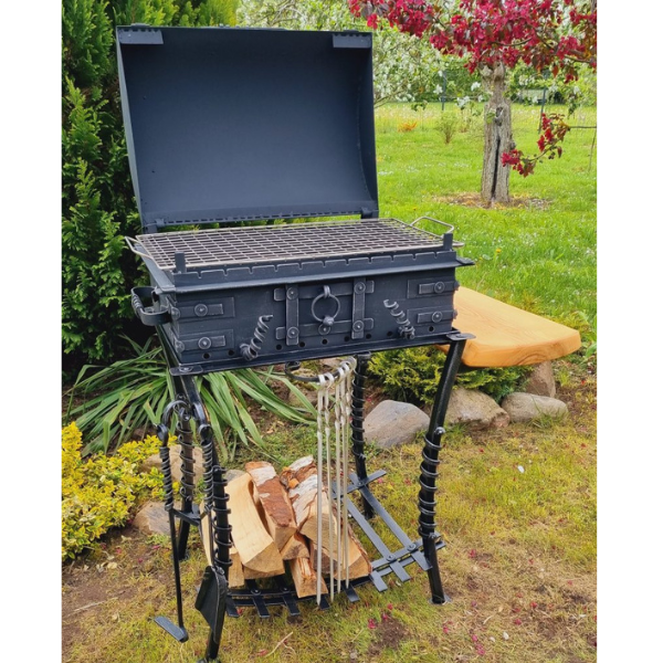 Gamkalve Barbecue Grill on Frame - D&ROutdoorOasis