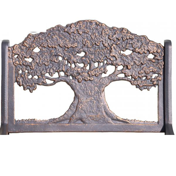 Gardeco 100% Cast Iron Chair with Tree motif - D&ROutdoorOasis