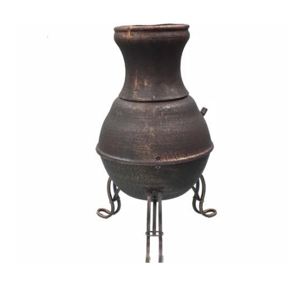 Gardeco  Billie small cast iron chimenea - D&ROutdoorOasis