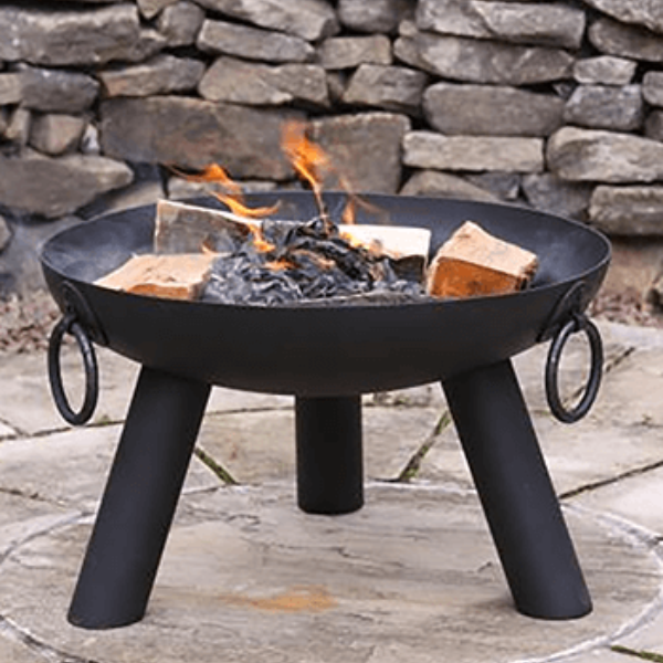 Gardeco Dakota medium steel fire pit - D&ROutdoorOasis