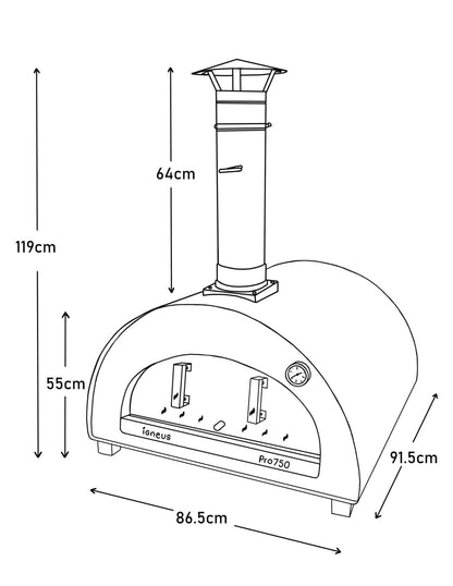 Igneus Pro 750 Wood Fired Pizza Oven