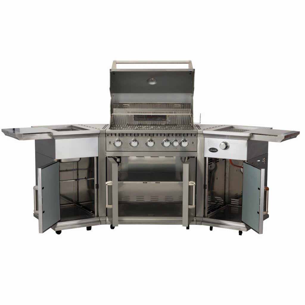 Lifestyle Bahama Island Burner Gas Barbecue - D&ROutdoorOasis