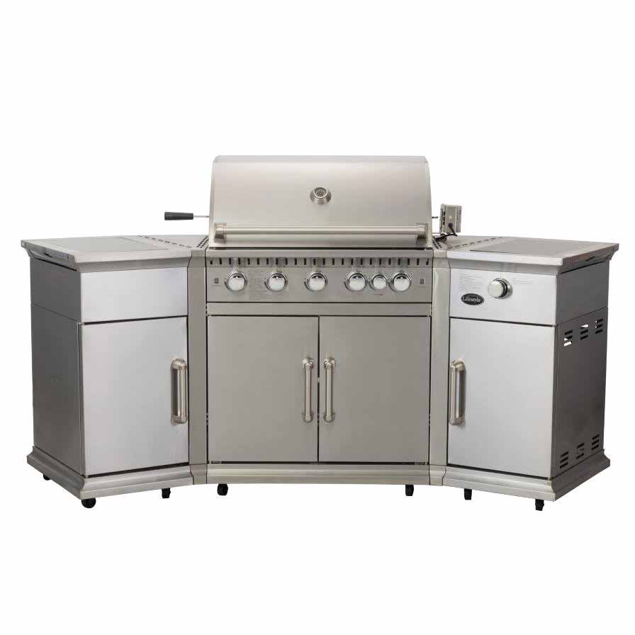 Lifestyle Bahama Island Burner Gas Barbecue - D&ROutdoorOasis