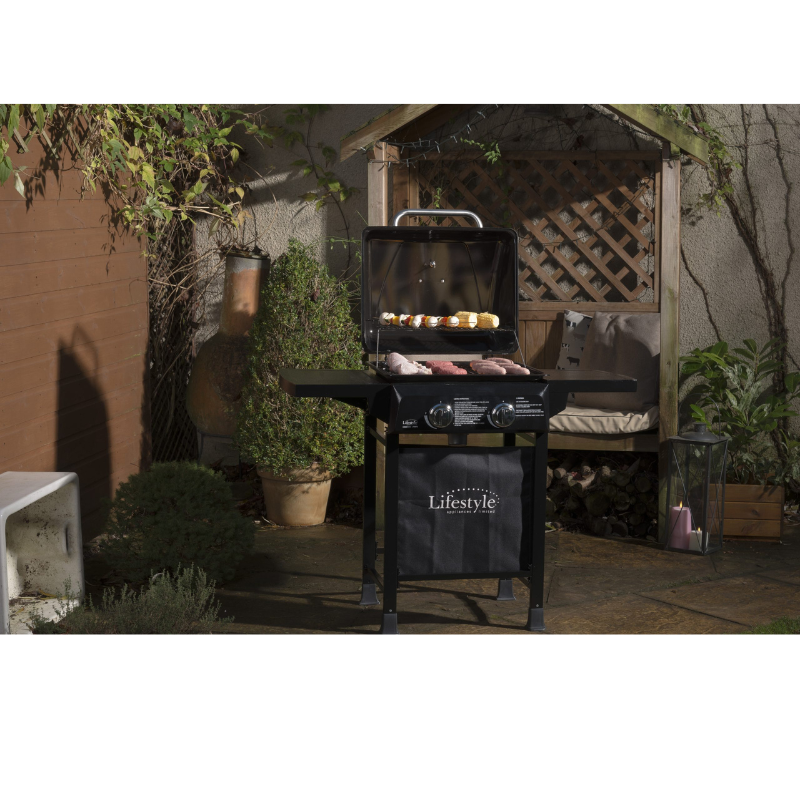 Lifestyle Cuba 2 Burner Gas Barbecue - D&ROutdoorOasis