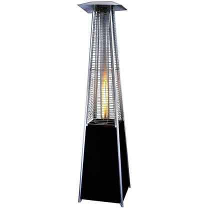 Lifestyle Tahiti II 13Kw Black Pyramid Flame Heater - D&ROutdoorOasis