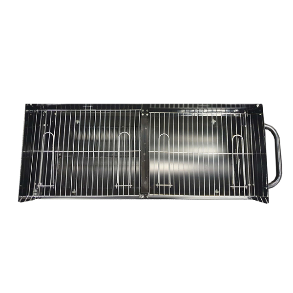 Lifestyle Appliances 1/2 Barrel Charcoal BBQ with Wind Shield - D&ROutdoorOasis