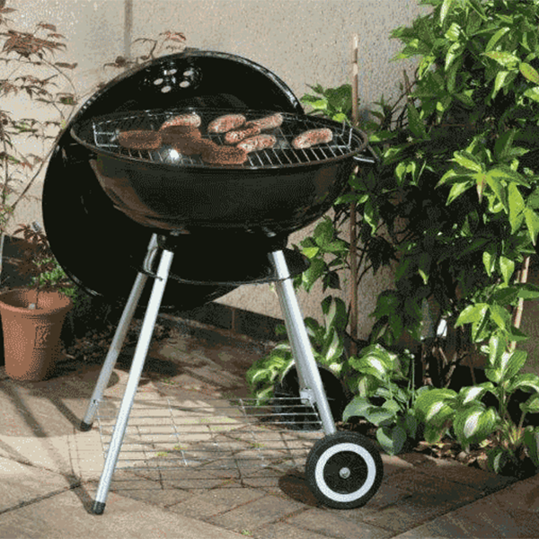 Lifestyle Appliances 22" Kettle Charcoal BBQ with 4 Legs and 2 Wheels - D&ROutdoorOasis