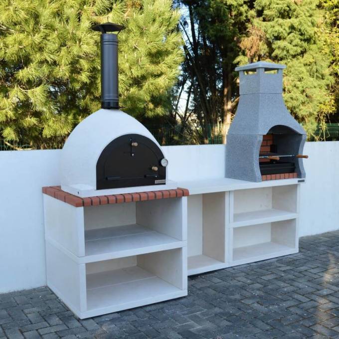 Napoli Outdoor Kitchen - BBQ and Wood Fired Pizza Oven