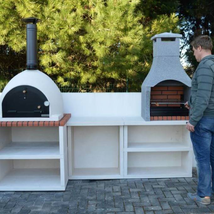 Napoli Outdoor Kitchen - BBQ and Wood Fired Pizza Oven