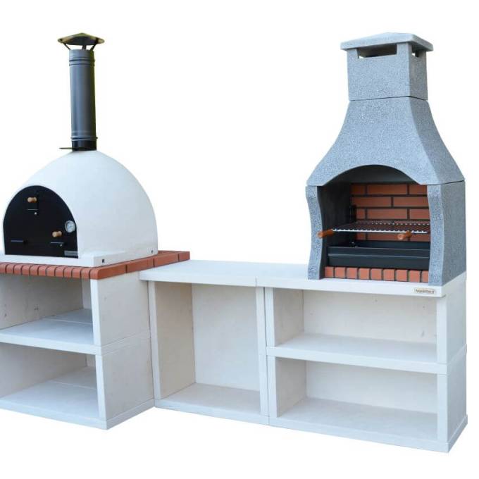 Napoli Outdoor Kitchen - BBQ and Wood Fired Pizza Oven