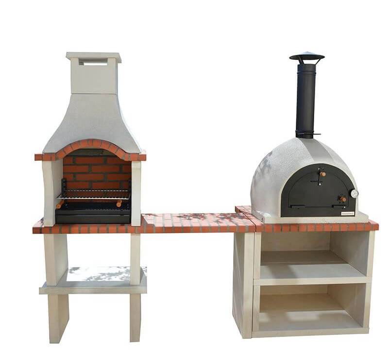 Springfield Outdoor Kitchen Pizza Oven & BBQ Grill