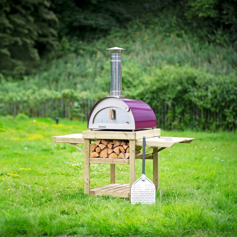 Wooden Pizza Oven Stand