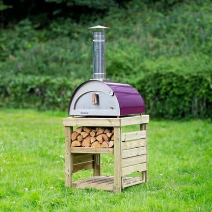 Wooden Pizza Oven Stand