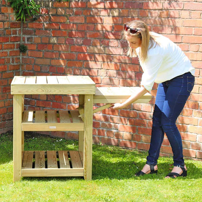 Wooden Pizza Oven Stand