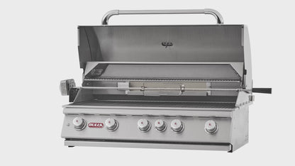 Brahma Built-In 5 Burner Gas Barbecue