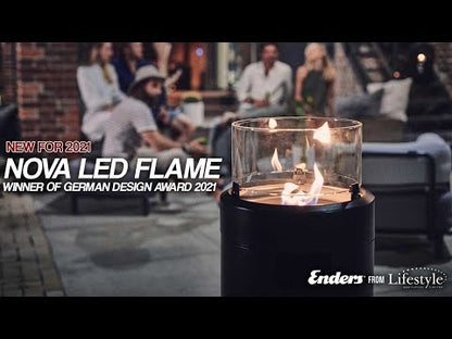 Enders Medium Black Nova Led Flame